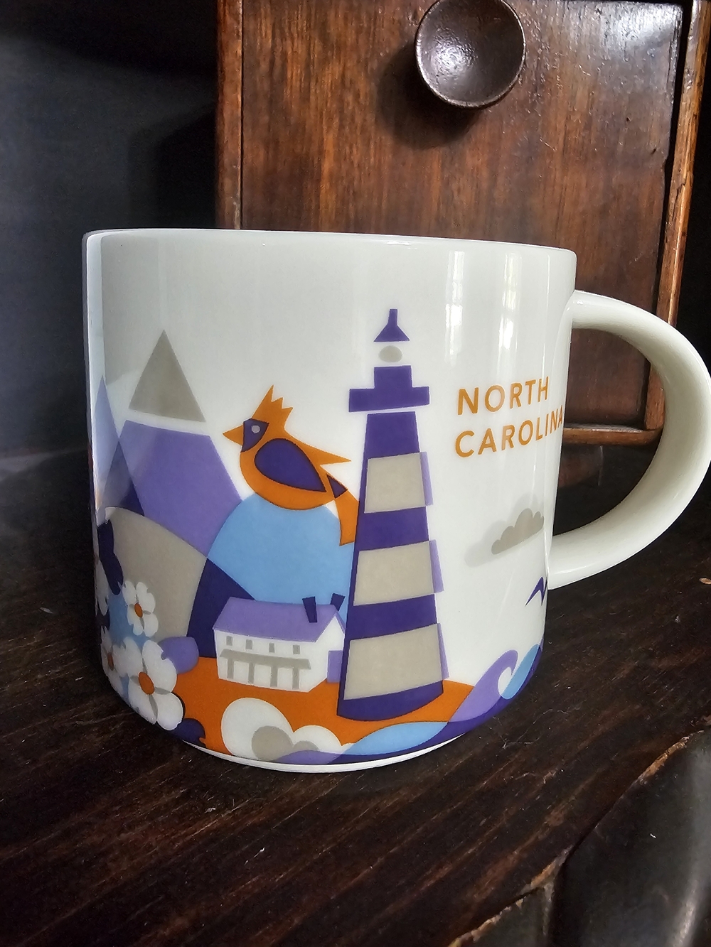 Starbucks You Are Here North Carolina Ceramic Mug